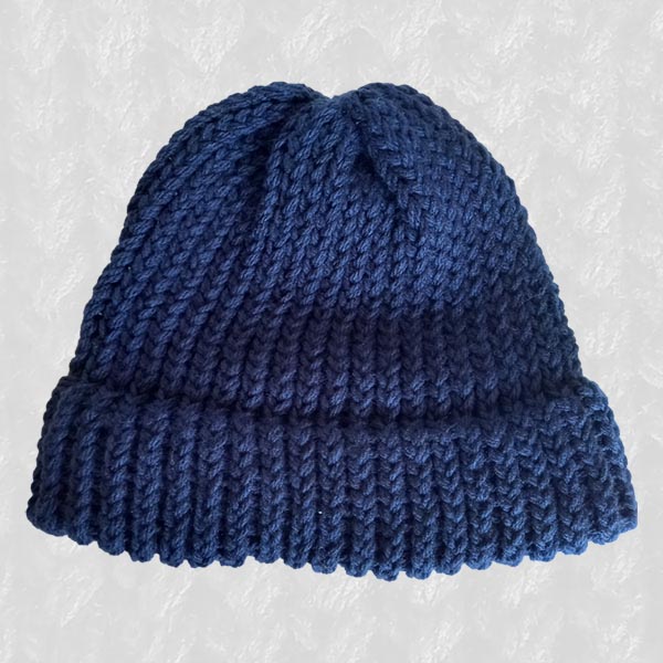 Beanie Large: Fisherman's Blue