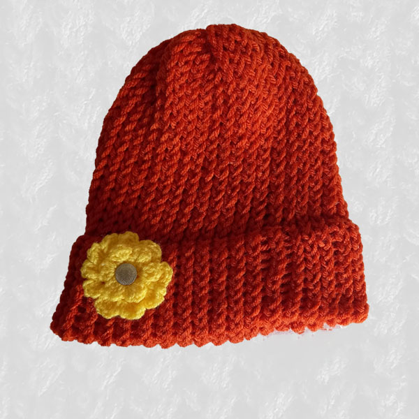 Beanie Medium:  Amber Sunrise