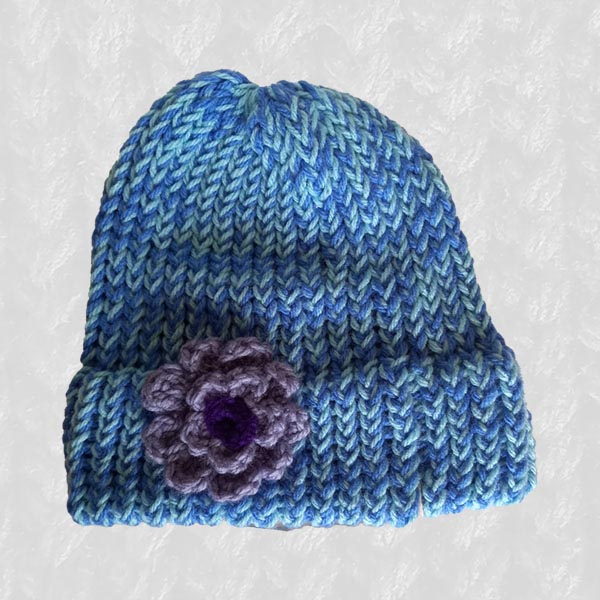 Beanie Medium: Blue Cloud