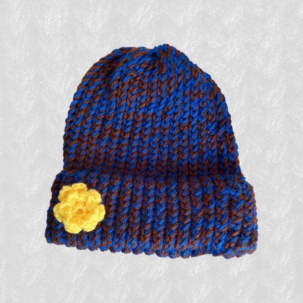 Beanie Medium: Chocolate Sky