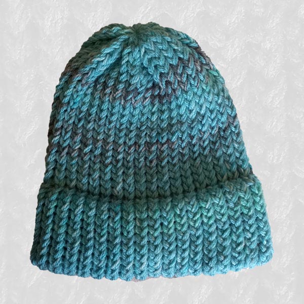 Beanie Medium: Faded Teal
