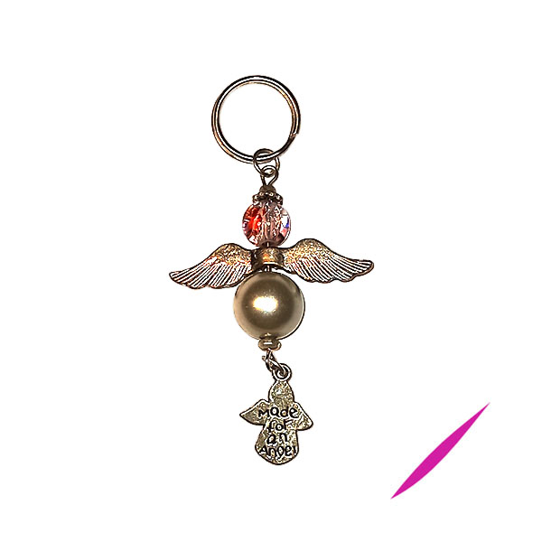 Bag Clip / Keyring: Large: Smokey Pearl