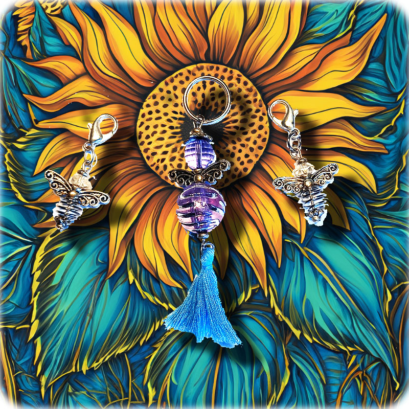 Bzzzz Keyrings and Bag Clips