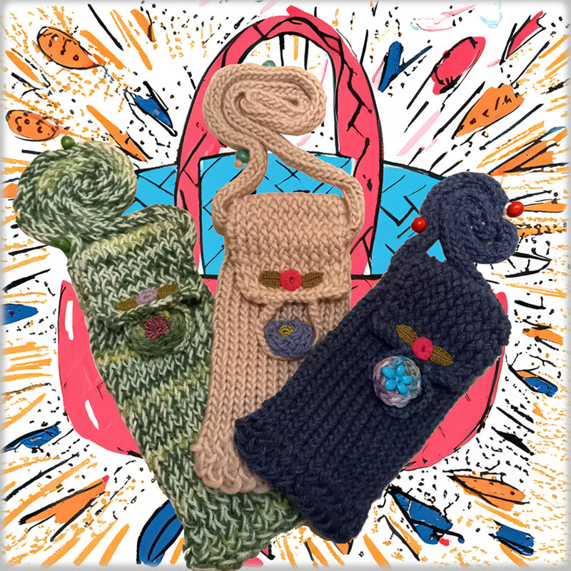 Carry-Less Knitted Bags