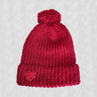Beanie Medium: The Red Pom-pom
