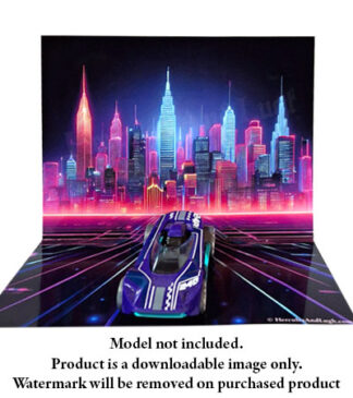 HDR0006 Printable Background-Neon City1