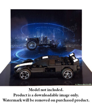 HDR0071 Printable Background- City Car