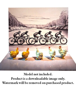 HDR0075 Printable Background- Cyclist1