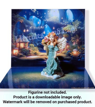 HDR0500 Printable Background- Garden Lights