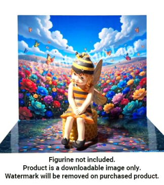 HDR0502 Printable Background - Honey Flowers