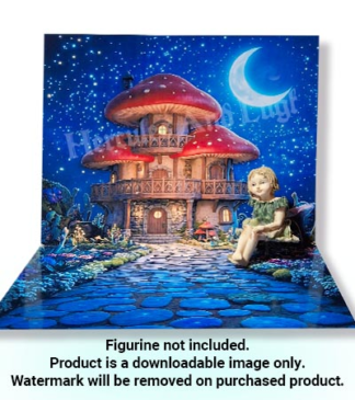 HDR0515 Printable Background - Moon path