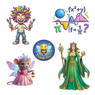 Creative Stickers and Labels
