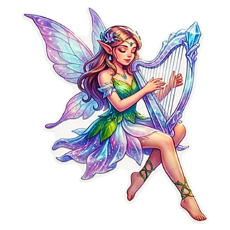 Fairy and fantasy world stickers
