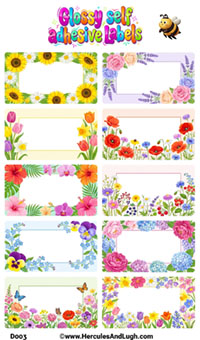 Labels Flowers
