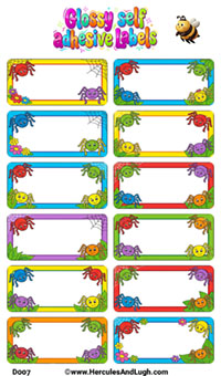 Labels Friendly  Spiders