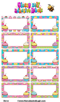 Labels Cupcakes