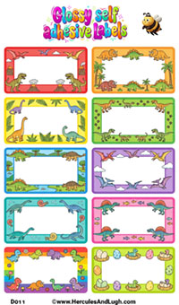 Labels Dinosaurs