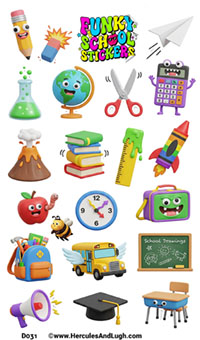 Funky School items