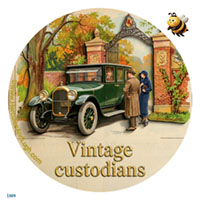 Vehicle License disk sticker Vintage
