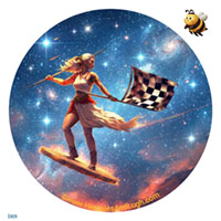 Vehicle License disk sticker Skyboard