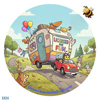 Vehicle License disk sticker Fun2