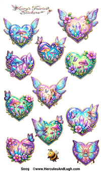 Winged hearts