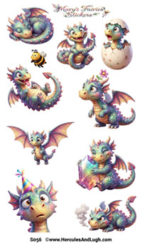 Fantasy figures baby dinosaurs
